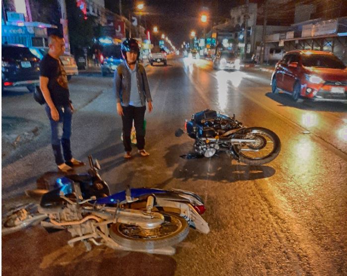Accident de moto à Chiang Mai - Conduire en Thaïlande