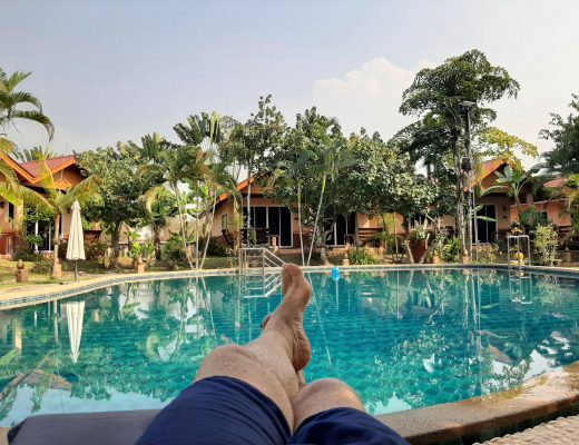 Piscine à l'Inter Minigolf de Chiang mai